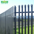 Kilang Powder Coated Steel Palisade Fence untuk Dijual